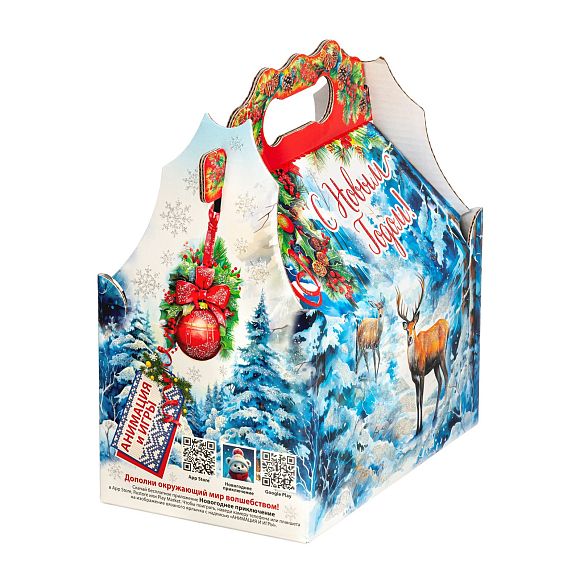 Сладкий новогодний подарок Зимний лес