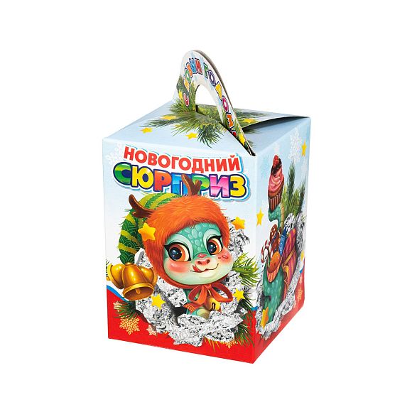 Сладкий новогодний подарок Кубик Сюрприз